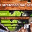 What are the characteristics of the Stretched bar LCD display