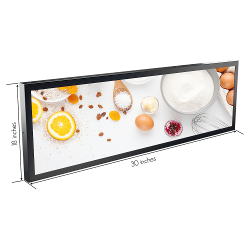 29inch stretched bar lcd display