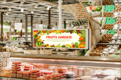 hanging digital signage